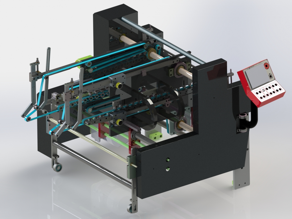 cardboard folding machine fall